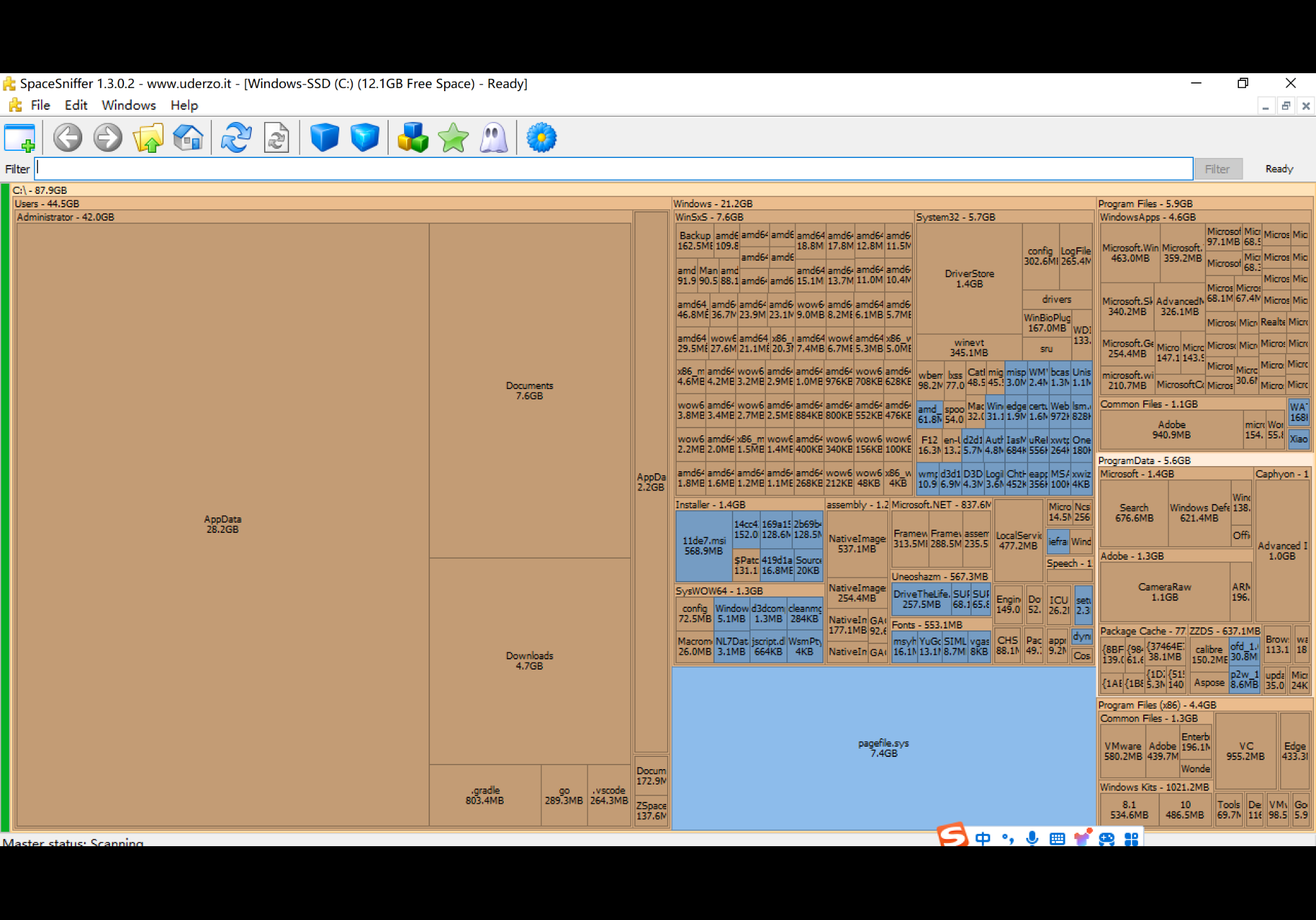磁盘清理工具_spacesniffer.1.3.0.2 - 熊客工坊-熊客工坊